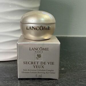 NEW Lancome Paris Secret De Vie Yeux Ultimate Cellular Reviving Eye Creme 5ml